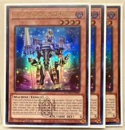 3x Girsu, the Orcust Mekk-Knight 1st Edition Ultra Rare BLMM-EN088 Yu-Gi-Oh - Image 1