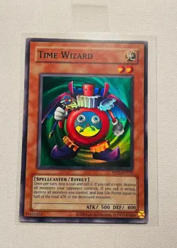 Time Wizard RP01-EN035 Retro Pack Unlimited Super Rare - Image 1