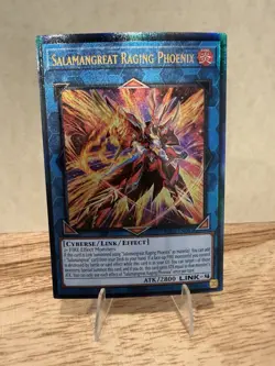 Yu-Gi-Oh! Salamangreat Raging Phoenix RA04-EN083 Prismatic Ultra Rare Foil 1st - Image 1