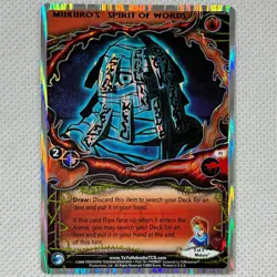 YuYu Hakusho Trading Card Game Promo Card P3 Mukuro's Spirit of Words 2004 Japan - Image 1