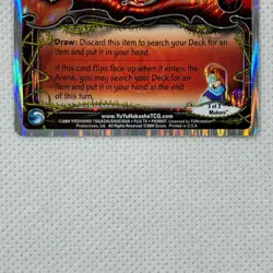 YuYu Hakusho Trading Card Game Promo Card P3 Mukuro's Spirit of Words 2004 Japan - Image 4