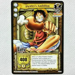 One Piece Collectible Cardgame Promo Card PR001 Luffy Bandai 2005 Japan - Image 1