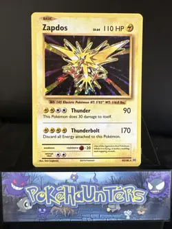 Pokemon Card Zapdos 42/108 XY Evolutions Holo Rare NM - Image 1