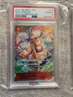 ONE PIECE Card Game Graded Card Set Nefertari Vivi Pudding Bonney PSA 10 Japan - Image 2