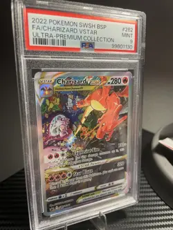 Pokemon Charizard VSTAR Ultra Premium Collection Card PSA 9 SWSH262 - Image 1