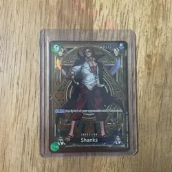 One Piece Card Game Shanks OP01-120 Secret Rare Alt Art - Image 1
