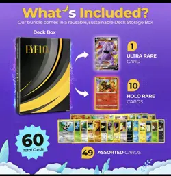 Pokemon Card Lot 60 OFFICIAL TCG Cards + Ultra Rare | VMAX GX EX VSTAR OR V! - Image 2
