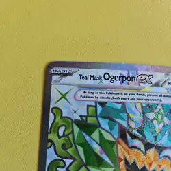 Pokemon TCG Teal Mask Ogerpon EX Black Star Promo Card #SVP166 Box Fresh NM - Image 4