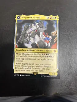 MTG Magic the Gathering Megatron, Tyrant Transformers Commander - Image 1