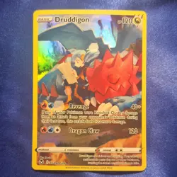 Pokemon TCG Druddigon TG09/TG30 Silver Tempest Ultra Rare Holo 2022 - Image 1