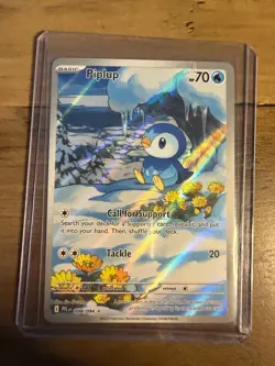 Pokemon TCG Piplup Illustration Rare 098/094 Near Mint Phantasmal Flames - Image 1
