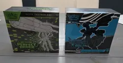 Pokemon TCG Mega Evolution Perfect Order & Black Bolt Elite Trainer Box Lot (2) - Image 1