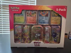 Pokemon Scarlet & Violet 151 Costco Mini Tin 5-Pack Magneton NEW Benefits kids🔥 - Image 1