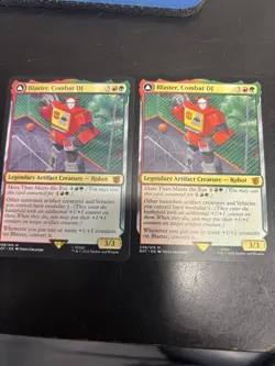 MTG Magic the Gathering Blaster, Combat DJ Bot Mythic Transformers Artifact 2x - Image 1