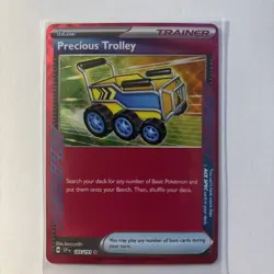 Pokemon TCG Precious Trolley Ace Spec Trainer SV08 Surging Sparks 185/191 - Image 5