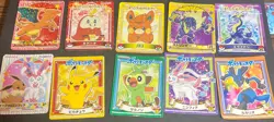 Marumiya Pokemon Sticker 10pcs Limited Holo Japanese Rare - Image 1
