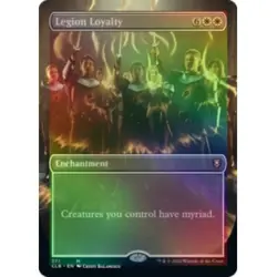 FOIL LEGION LOYALTY (BORDERLESS) Commander Legends: Battle For Baldur's Gate MTG - Image 1