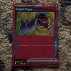 Pokemon TCG - Hero's Cape 152/162 SV05: Temporal Forces ACE SPEC Trainer English - Image 1