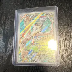 Pokemon Meowth Illustration Rare Holo Me02 Phantasmal Flames 106/094 - Image 1