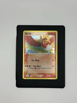 Pokemon Ho-Oh Rare Holo 001/017 POP Series 5 80 HP Fire Wing Fire Blast TCG - Image 1