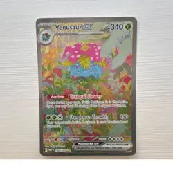 Venusaur ex 198/165 SV 151 Special Illustration Rare Full Art Holo - Image 1