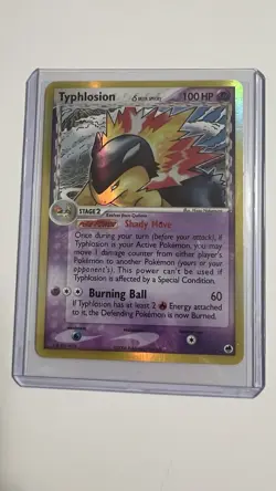 Pokemon -Typhlosion Delta Species EX Dragon Frontiers 12/101 - Holo Rare - NM - Image 1