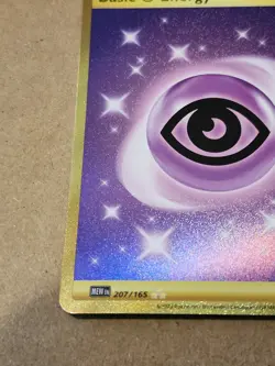 Basic Psychic Energy 207/165 SV 151 Hyper Rare Secret Gold Pokemon NM small nick - Image 4