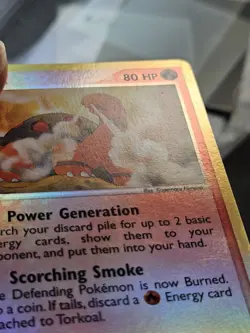 Pokemon EX Dragon Torkoal Reverse Holo Rare 12/97 EXC-NEAR MINT - Image 5