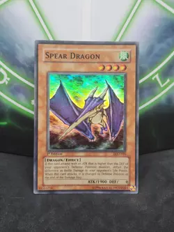 Yugioh Spear Dragon LOD-035 Super Rare 1st Edition NM - Image 1