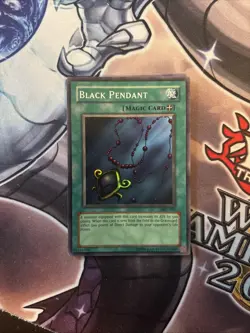 Black Pendant MRL-003 Magic Ruler Unlimited Super Rare Yu-Gi-Oh LP (WNU) - Image 1