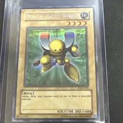 Yugioh Beta the Magnet Warrior DOR-002 Prismatic Secret Rare Promo LP - Image 1