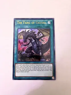 Yugioh - The Fang of Critias - Ultra - Unlimited - LCKC-EN037 - NM - Image 1