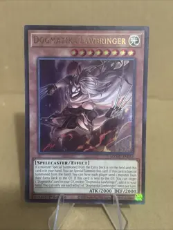 Yugioh Dogmatika Lawbringer MZMU-EN052 Maze Of Muertos 1st Edition Ultra Rare NM - Image 1