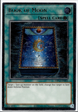 Book of Moon EURO PRINT OP13-EN001 Ultimate Rare Yu-Gi-Oh! - Image 1