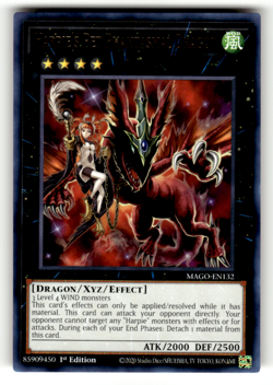 Harpie's Pet Phantasmal Dragon MAGO-EN132 1st Edition Rare Maximum Gold LP - Image 1