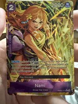 One Piece Nami (Alternate Art) PRB02-012 Premium Booster -The Best- Vol. 2 Foil - Image 1