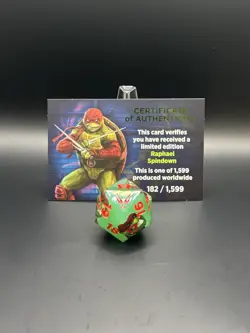 Sirius Ninja Turtles Raphael Spindown D20 Legendary Limited Edition - TMNT MTG - Image 1
