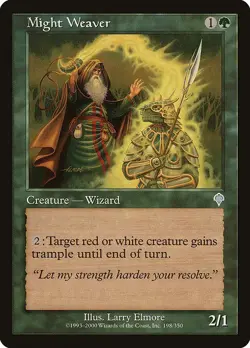 MTG Invasion --- MIGHT WEAVER --- Uncommon! NM! Magic the Gathering! - Image 3