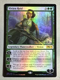 MTG / Vivien Reid / M19 / #208 / FOIL / Mythic / NM - Image 1