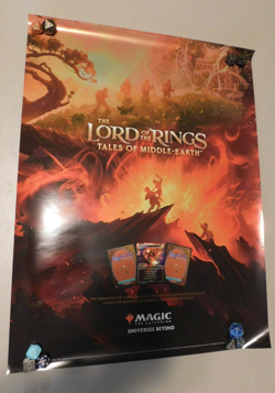 Magic: The Gathering Lord of the Rings Tales of Middle Earth Promotional Poster - Image 1
