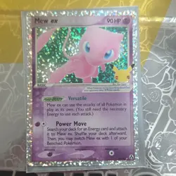 Pokemon TCG Mew ex 88/92 Celebrations Classic Collection Holo English - Image 1