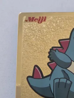 Pokemon Meiji Totodile Gold Foil Japanese Chocolate Promo Series 2000 Waninoko - Image 4