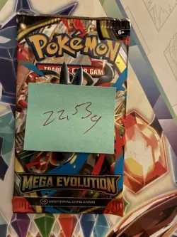 (HEAVY) 22.53g Pokemon TCG Mega Evolution Booster Pack (SEALED)✅ - Image 2