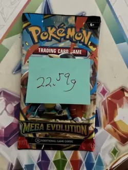 (HEAVY) 22.53g Pokemon TCG Mega Evolution Booster Pack (SEALED)✅ - Image 4