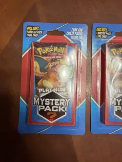 (2) Pokemon Mystery Platinum Pack Walgreens Chase Pack Seeded 1:10 Charizard - Image 2