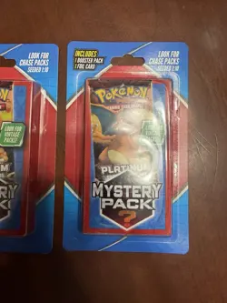(2) Pokemon Mystery Platinum Pack Walgreens Chase Pack Seeded 1:10 Charizard - Image 3
