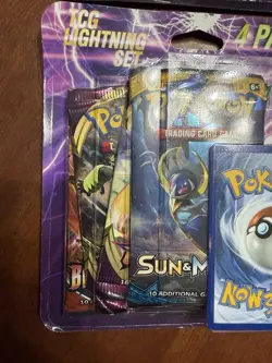 Lot of 2- Pokemon TCG Lightning Set. (8 Booster Packs With 2 Additional Cards) - Image 3