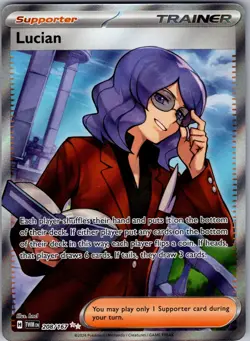 Lucian 208/167 Ultra Rare Twilight Masquerade Pokemon Near Mint - Image 1