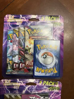 Lot of 2- Pokemon TCG Lightning Set. (8 Booster Packs With 2 Additional Cards) - Image 5