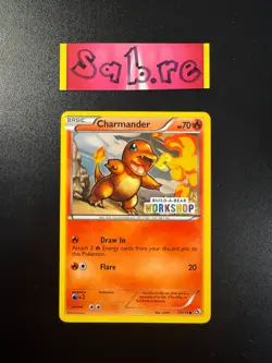 LP Condition Charmander Build a Bear Promo 17/113 Pokemon Card - Image 1